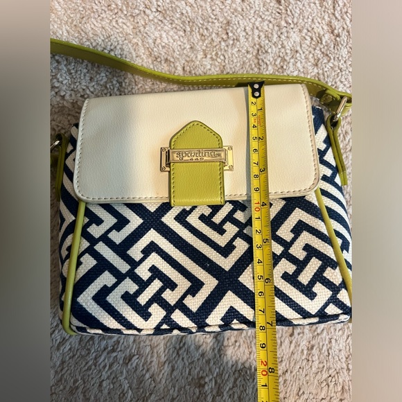 Spartina 449 Leather and Linen Crossbody - Picture 11 of 16